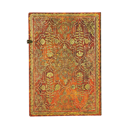 Paperblanks Persimmon Grande Hardback Journal – Plain, 128 Pages – back cover