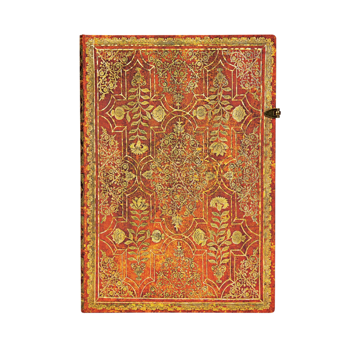 Paperblanks Persimmon Grande Hardback Journal – Plain, 128 Pages – front cover