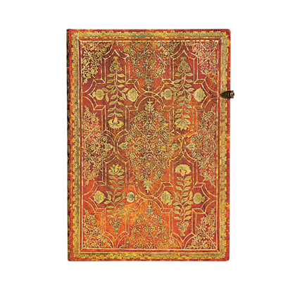 Paperblanks Persimmon Grande Hardback Journal – Plain, 128 Pages – front cover