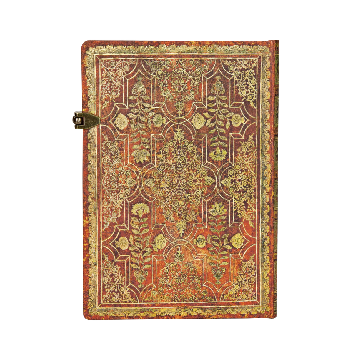 Paperblanks Persimmon Midi Hardback Journal – Lined, 144 Pages – back cover