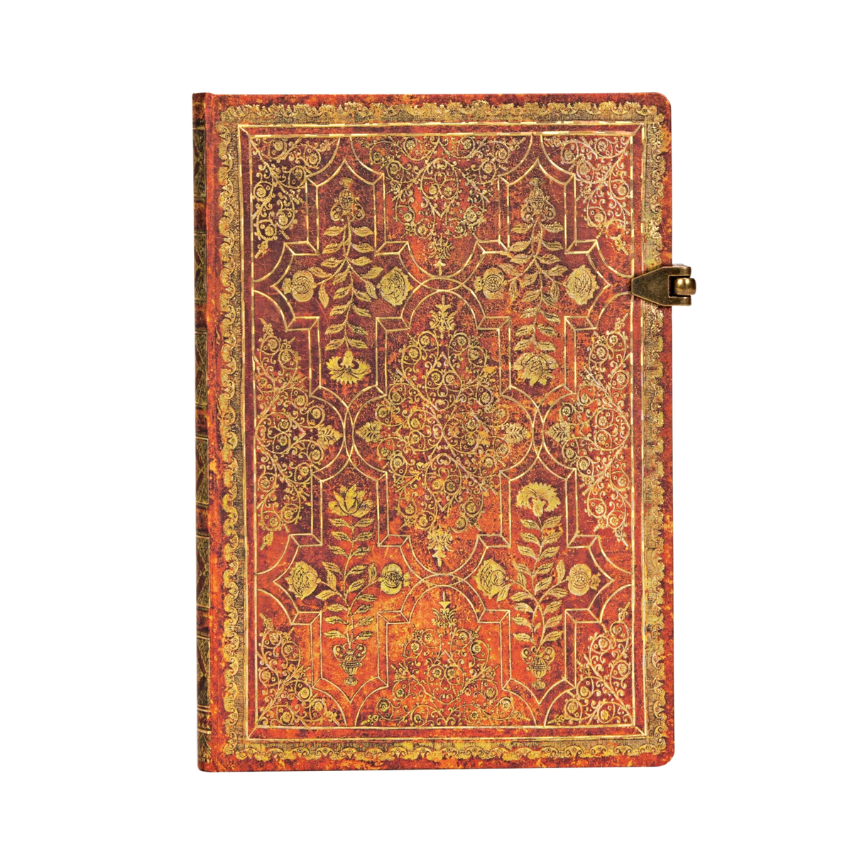 Paperblanks Persimmon Midi Hardback Journal – Lined, 144 Pages – front cover
