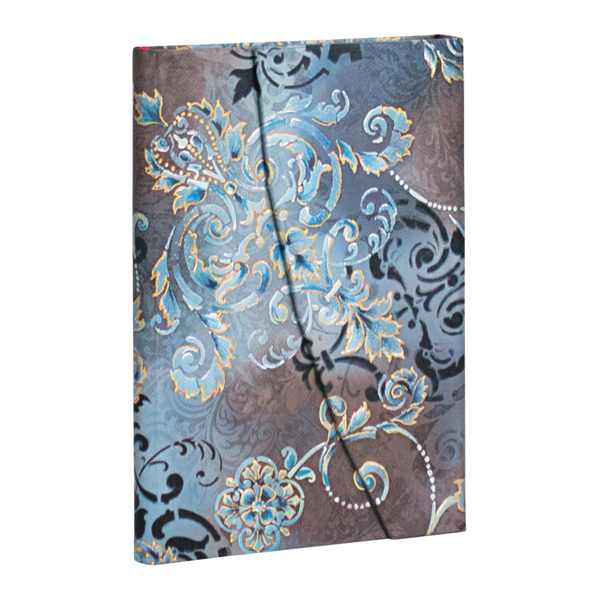 Paperblanks Gossamer Grey Mini Hardback Journal – Lined, 176 Pages – angled view