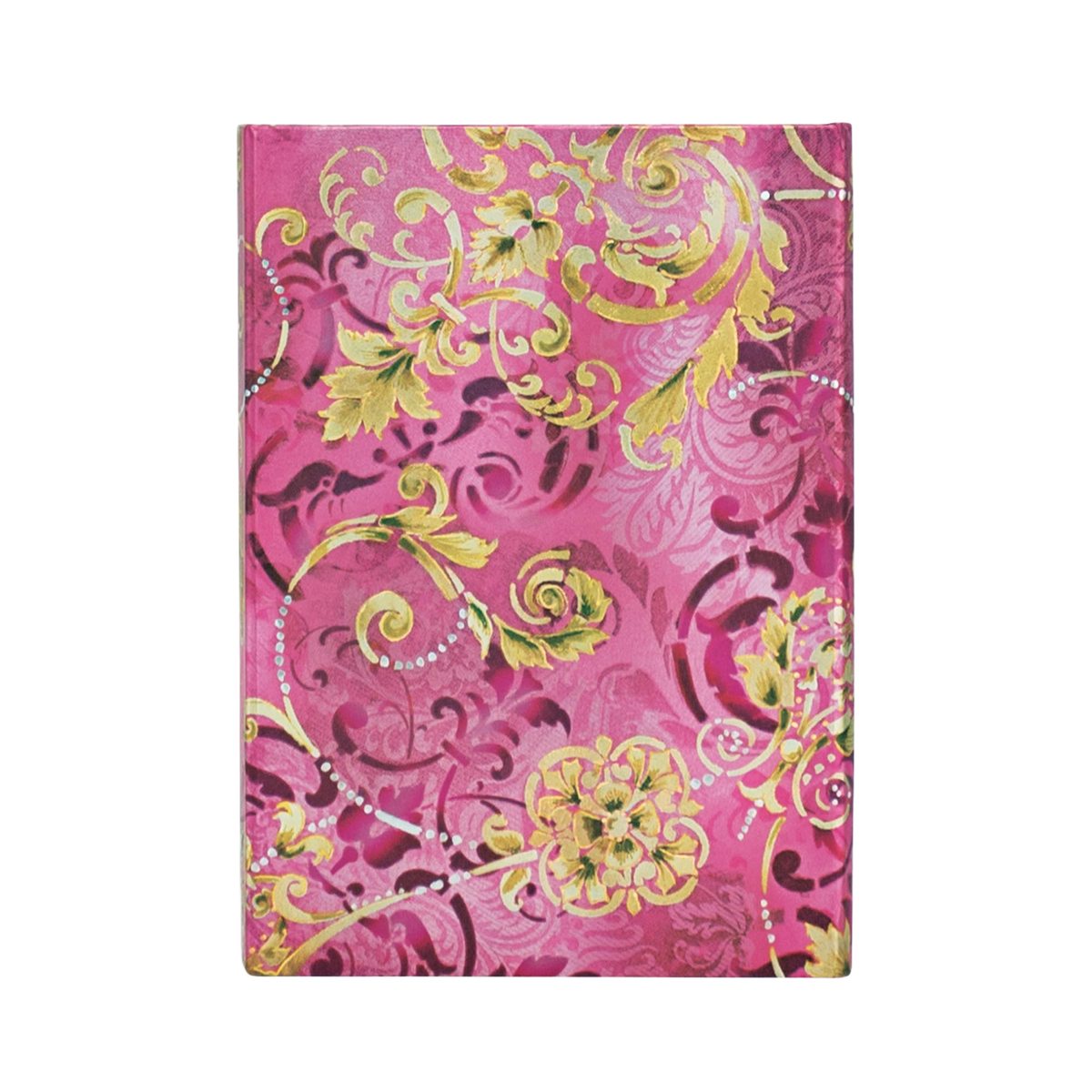 Paperblanks Polished Pearl Midi Hardback Journal – Plain, 144 Pages – back cover