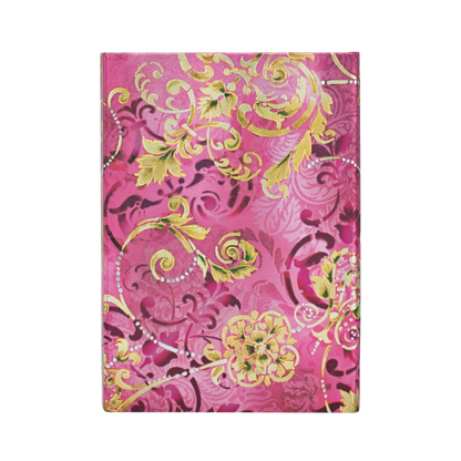 Paperblanks Polished Pearl Midi Hardback Journal – Plain, 144 Pages – back cover