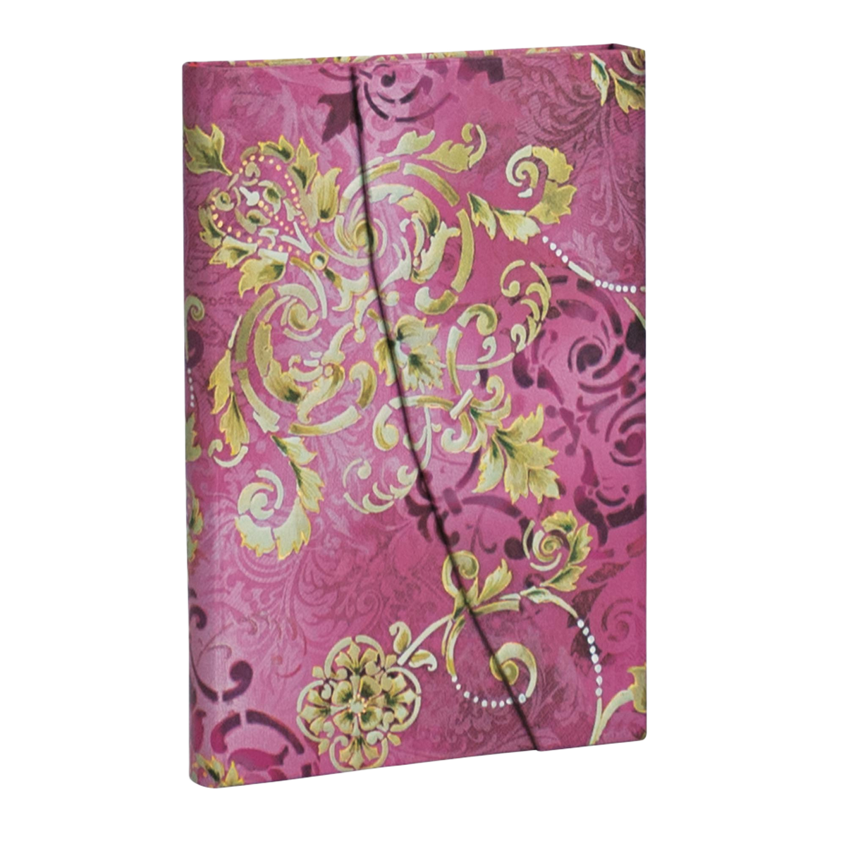 Paperblanks Polished Pearl Mini Hardback Journal – Lined, 176 Pages – angled view