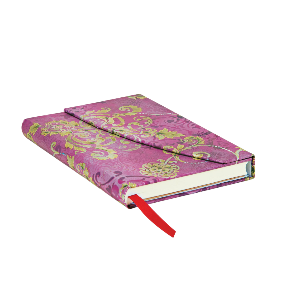 Paperblanks Polished Pearl Mini Hardback Journal – Plain, 176 Pages – page edge
