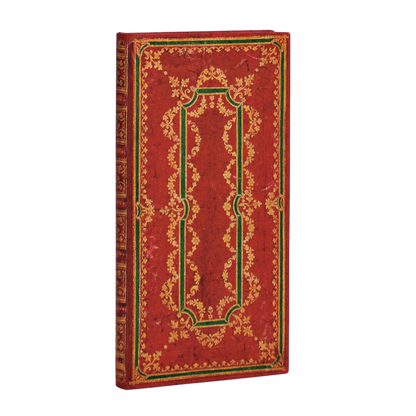 Paperblanks Ironberry Slim Hardback Journal – Lined, 176 Pages – angled view