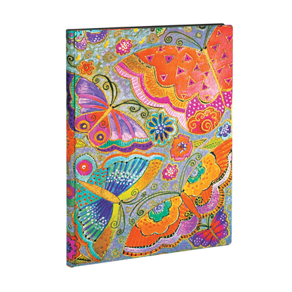 Paperblanks Flutterbyes Ultra Softback Flexi Journal – Lined, 176 Pages – angled view