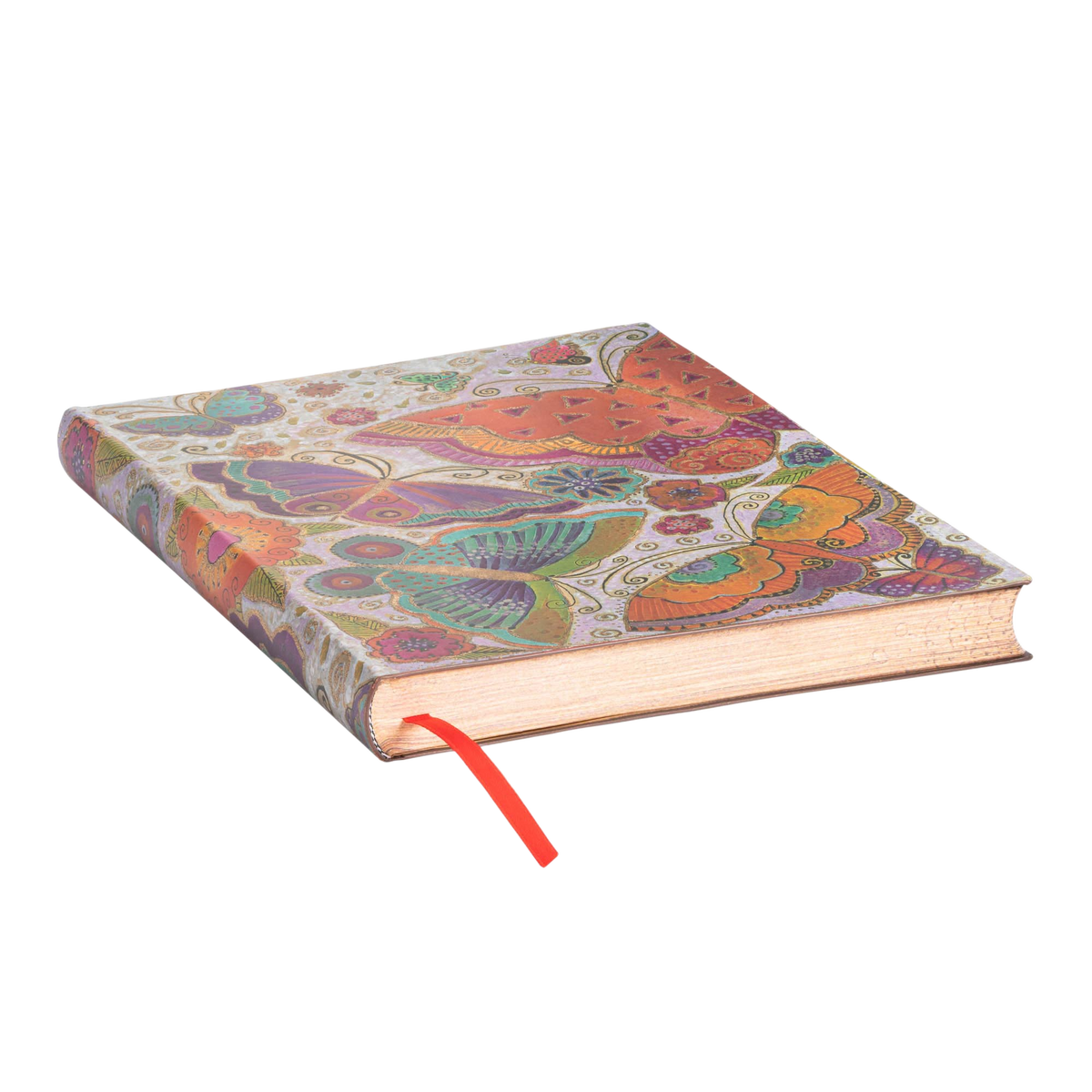 Paperblanks Flutterbyes Ultra Softback Flexi Journal – Lined, 240 Pages – page edge