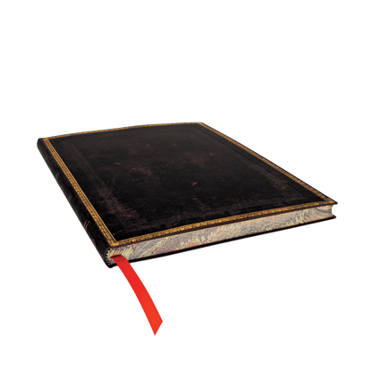 Paperblanks Black Moroccan Ultra Softback Flexi Journal – Lined, 176 Pages – page edge
