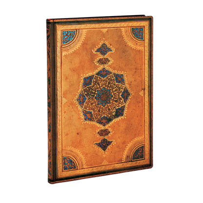 Paperblanks Safavid Midi Softback Flexi Journal – Lined, 176 Pages – angled view