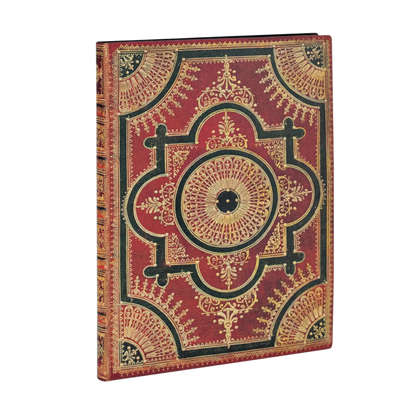 Paperblanks Ventaglio Rosso Kraft Ultra Softback Flexi Journal – Lined, 176 Pages – angled view