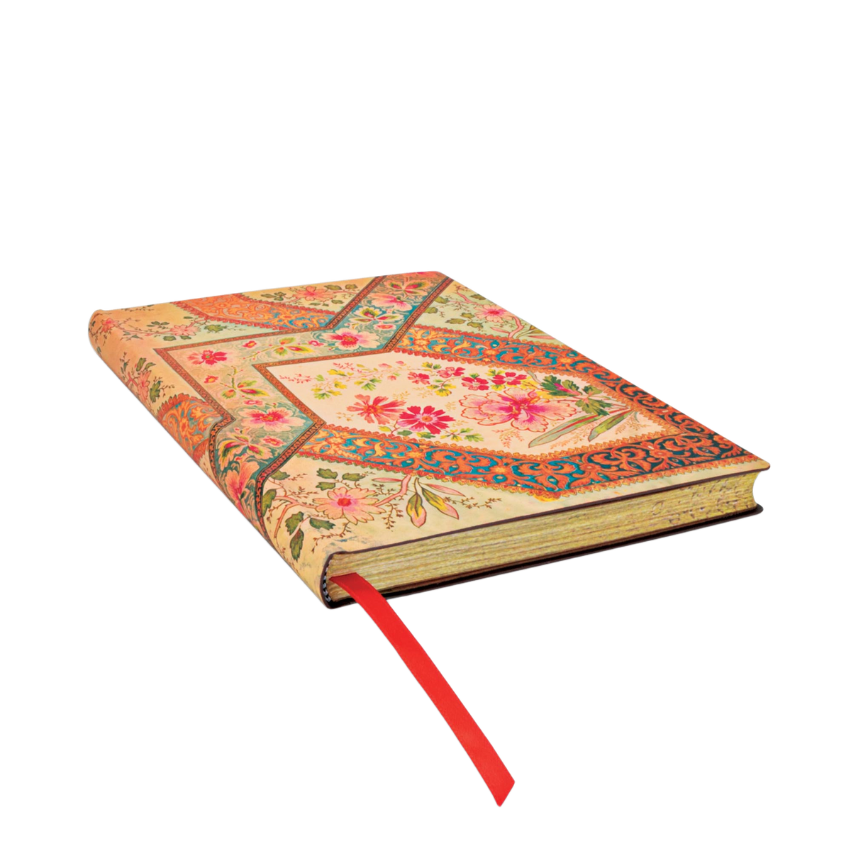Paperblanks Filigree Floral Ivory Midi Softback Flexi Journal – Lined, 176 Pages – page edge
