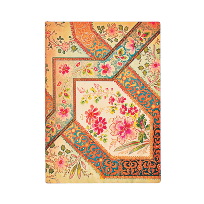 Paperblanks Filigree Floral Ivory Midi Softback Flexi Journal – Lined, 176 Pages – front cover