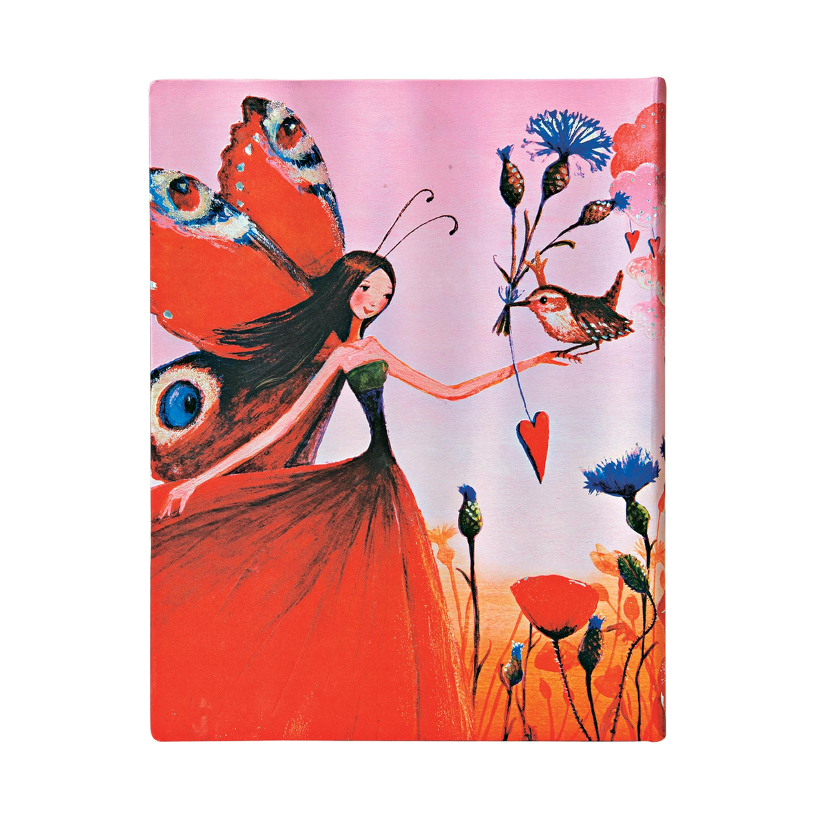 Paperblanks Poppy Field Ultra Hardback 5-Year Snapshot Journal – back cover
