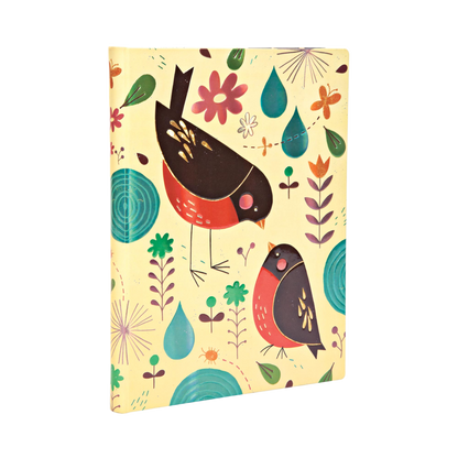 Paperblanks Mother Robin Ultra Hardback 5-Year Snapshot Journal – angled view