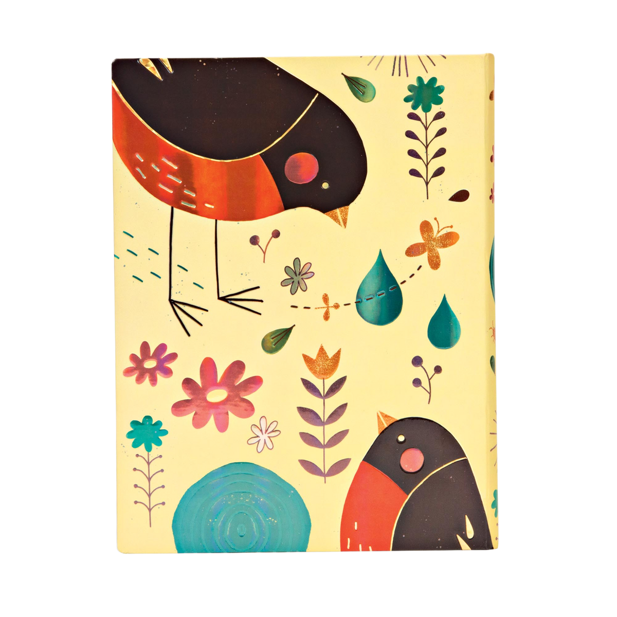 Paperblanks Mother Robin Ultra Hardback 5-Year Snapshot Journal – back cover