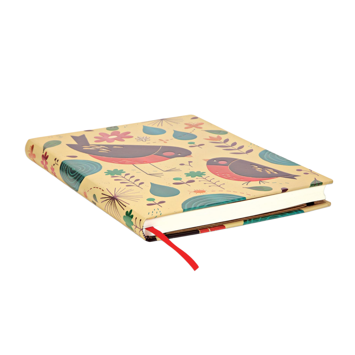 Paperblanks Mother Robin Ultra Hardback 5-Year Snapshot Journal – page edge