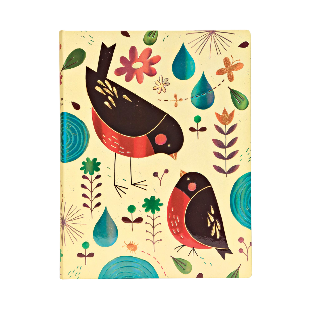 Paperblanks Mother Robin Ultra Hardback 5-Year Snapshot Journal – front cover