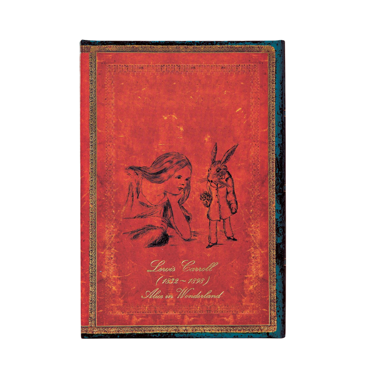 Paperblanks Lewis Carroll, Alice in Wonderland Mini Hardback Journal – Lined, 176 Pages – back cover