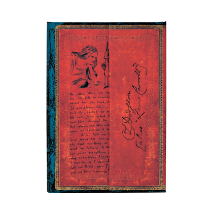 Paperblanks Lewis Carroll, Alice in Wonderland Mini Hardback Journal – Lined, 176 Pages – front cover
