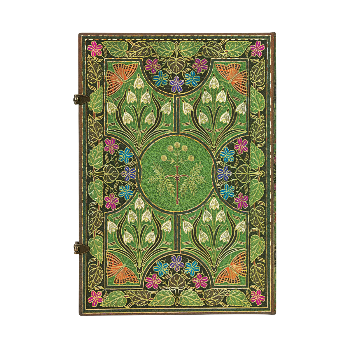 Paperblanks Poetry in Bloom Grande Hardback Journal – Plain, 128 Pages – back cover