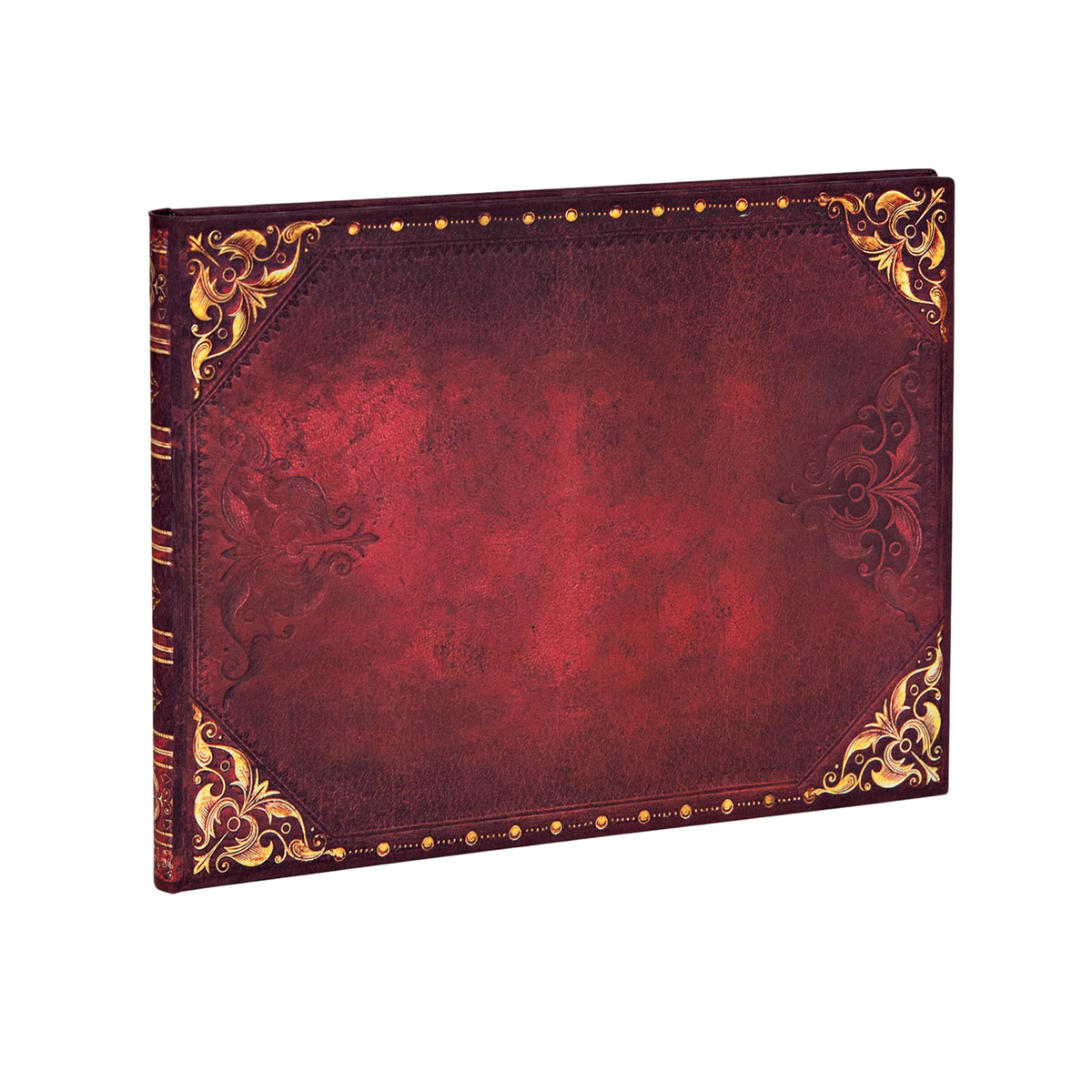 Paperblanks Urban Glam Hardback Guest Book – Plain, 144 Pages – angled view