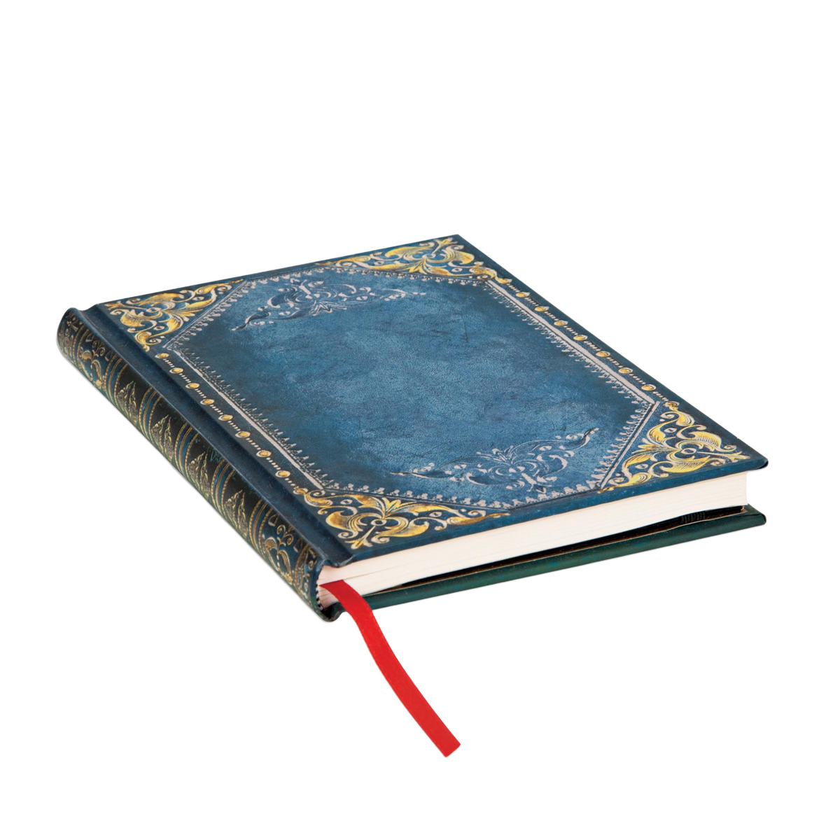 Paperblanks Peacock Punk Midi Hardback Journal – Lined, 144 Pages – page edge