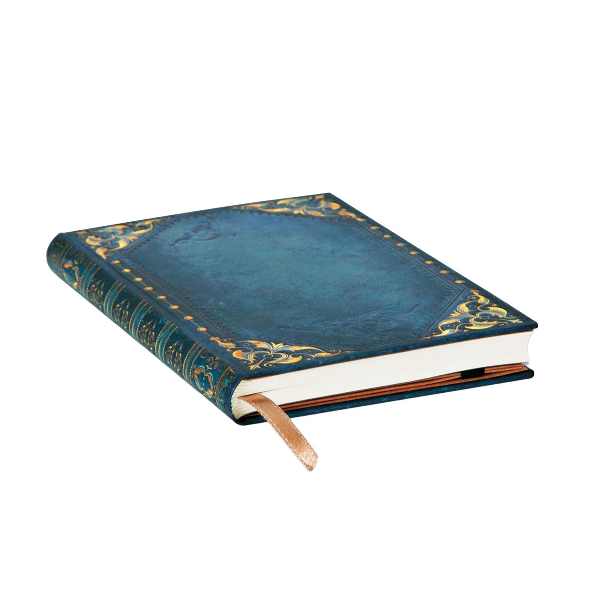 Paperblanks Peacock Punk Mini Hardback Journal – Lined, 176 Pages – page edge