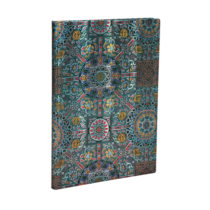 Paperblanks Padma Grande Hardback Journal – Plain, 128 Pages – angled view