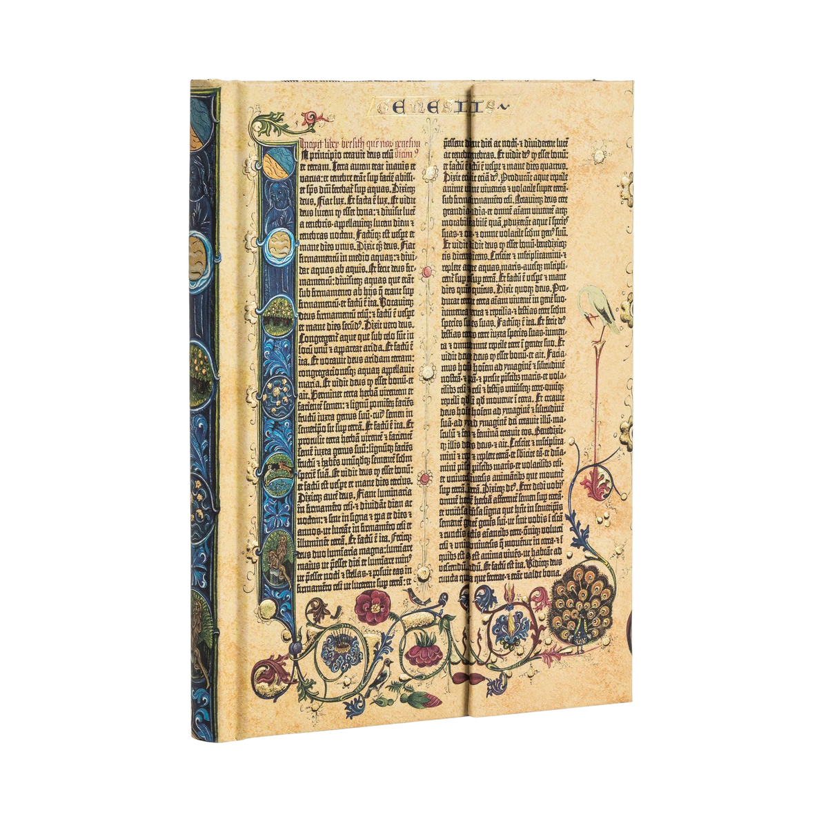 Paperblanks Genesis Midi Hardback Journal – Lined, 144 Pages – angled view