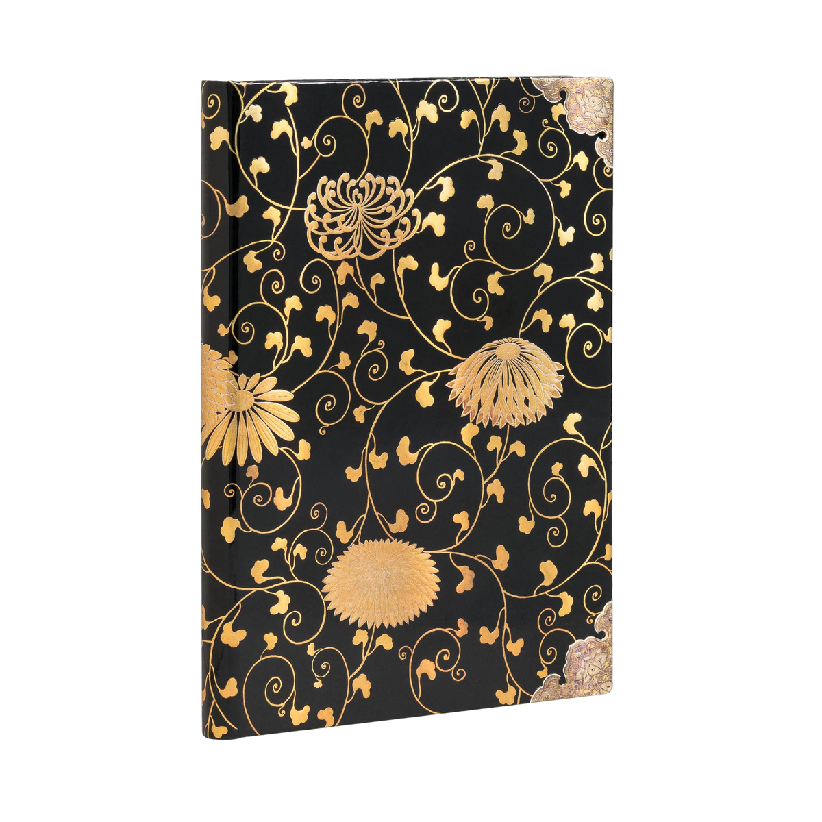 Paperblanks Karakusa Midi Hardback Journal – Lined, 144 Pages – angled view