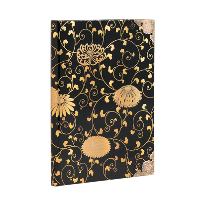 Paperblanks Karakusa Midi Hardback Journal – Lined, 144 Pages – angled view