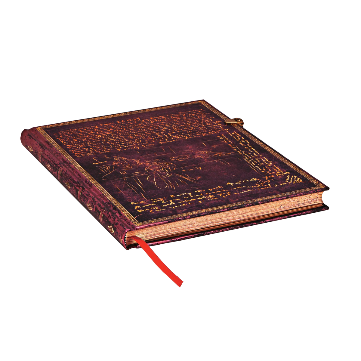 Paperblanks The Brontë Sisters Ultra Hardback Journal – Lined, 144 Pages – page edge