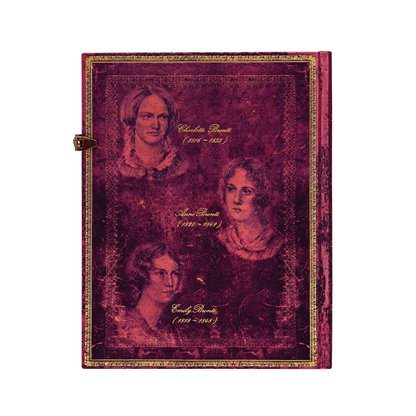 Paperblanks The Brontë Sisters Ultra Hardback Journal – Plain, 144 Pages – back cover