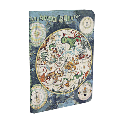 Paperblanks Celestial Planisphere Midi Hardback Journal – Plain, 176 Pages – angled view