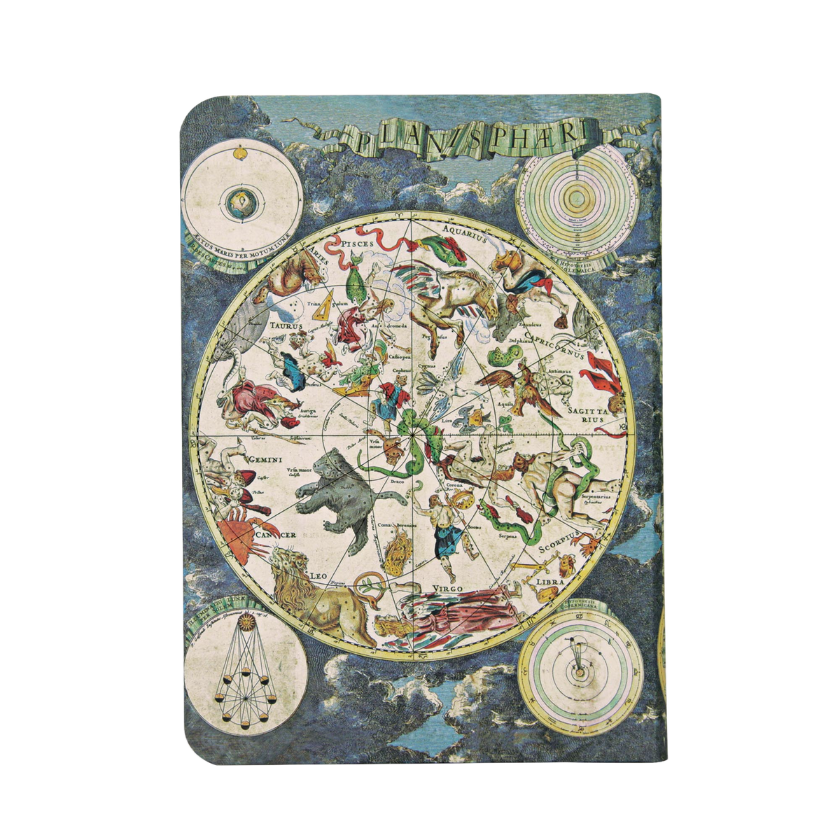 Paperblanks Celestial Planisphere Midi Hardback Journal – Plain, 176 Pages – back cover
