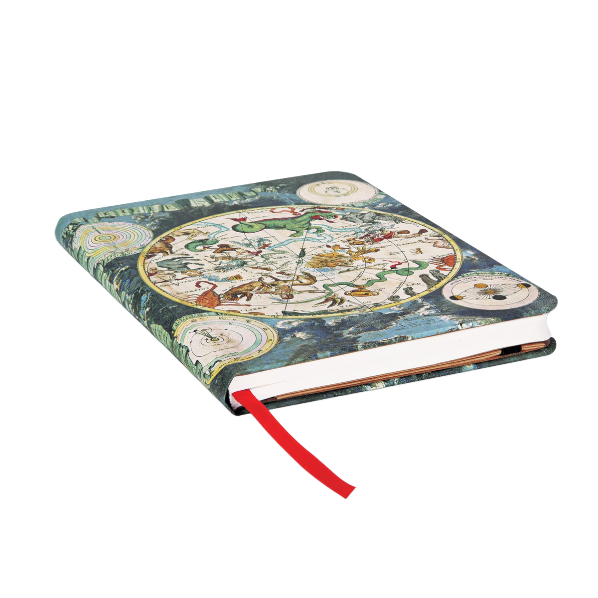 Paperblanks Celestial Planisphere Midi Hardback Journal – Plain, 176 Pages – page edge
