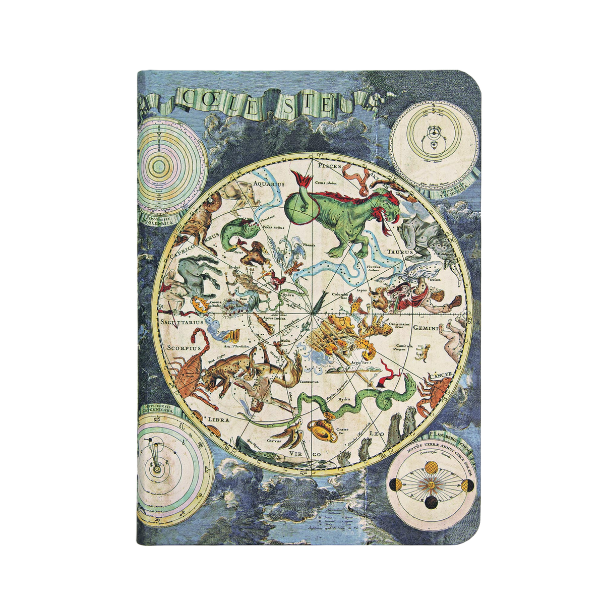 Paperblanks Celestial Planisphere Midi Hardback Journal – Plain, 176 Pages – front cover