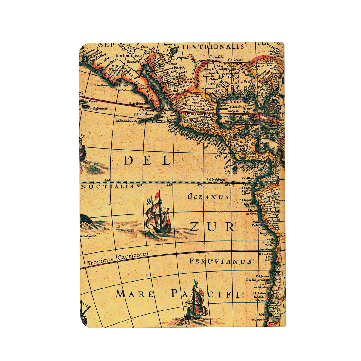 Paperblanks Western Hemisphere Midi Hardback Journal – Lined, 176 Pages – back cover