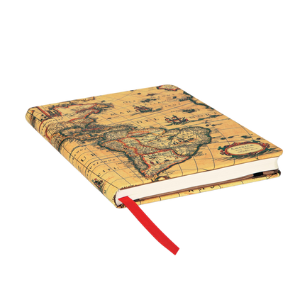 Paperblanks Western Hemisphere Midi Hardback Journal – Lined, 176 Pages – page edge