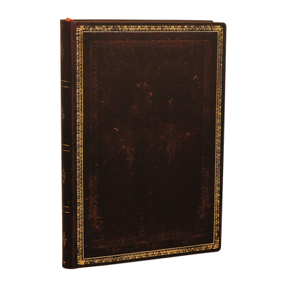 Paperblanks Black Moroccan Mini Softback Flexi Journal – Lined, 176 Pages – angled view