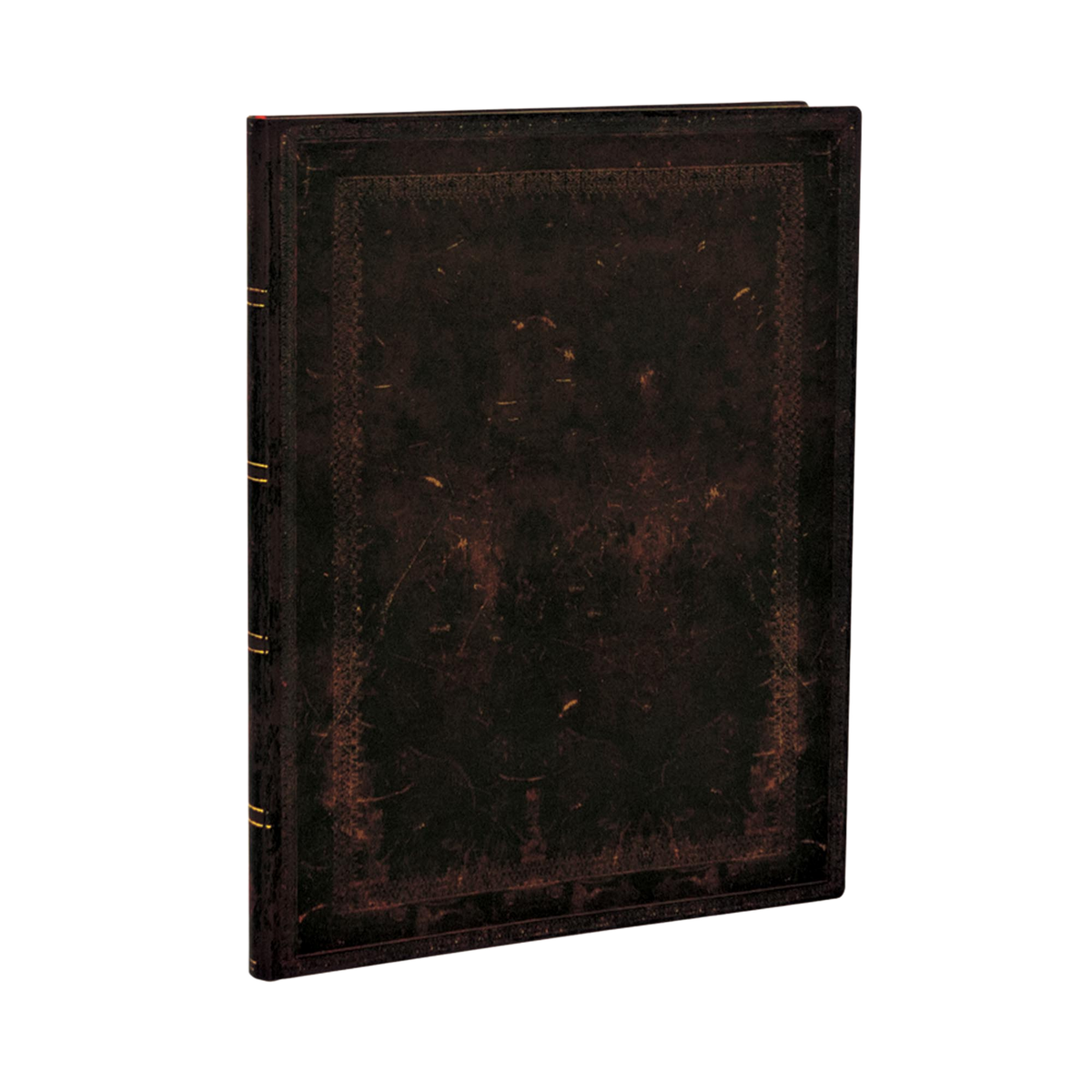 Paperblanks Black Moroccan Bold Ultra Softback Flexi Journal – Plain, 176 Pages – angled view