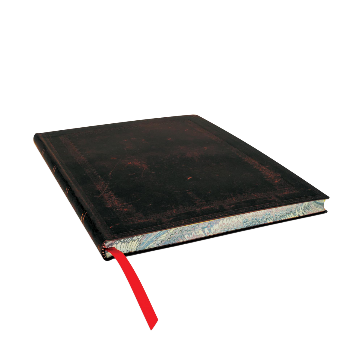 Paperblanks Black Moroccan Bold Ultra Softback Flexi Journal – Plain, 176 Pages – page edge