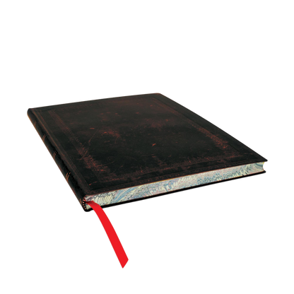 Paperblanks Black Moroccan Bold Ultra Softback Flexi Journal – Plain, 176 Pages – page edge