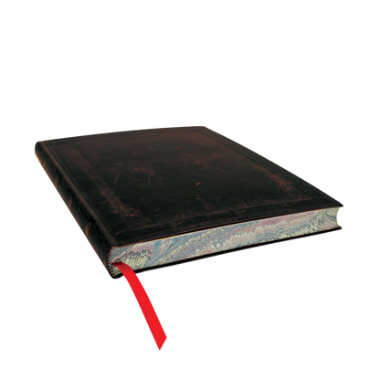 Paperblanks Black Moroccan Bold Ultra Softback Flexi Journal – Plain, 240 Pages – page edge