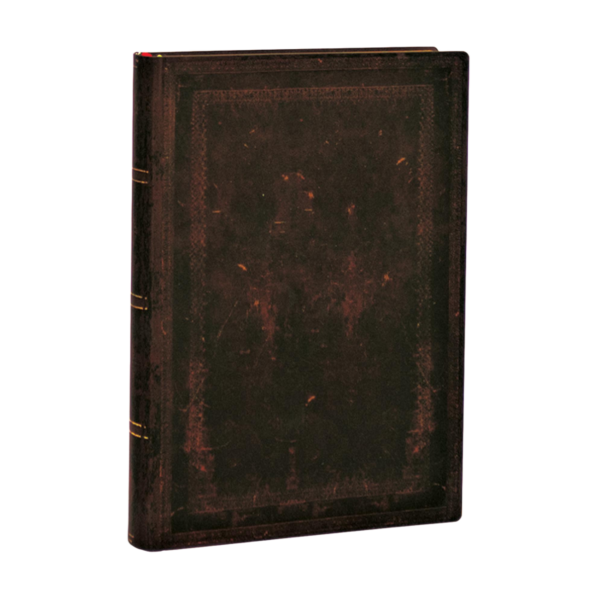Paperblanks Black Moroccan Bold Midi Softback Flexi Journal – Plain, 240 Pages – angled view