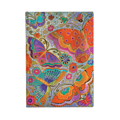 Paperblanks Flutterbyes Midi Softback Flexi Journal – Plain, 176 Pages – front cover