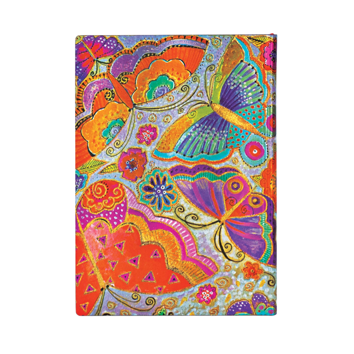Paperblanks Flutterbyes Midi Softback Flexi Journal – Plain, 240 Pages – back cover