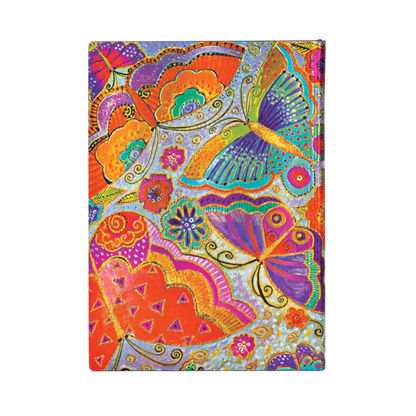 Paperblanks Flutterbyes Midi Softback Flexi Journal – Plain, 240 Pages – back cover